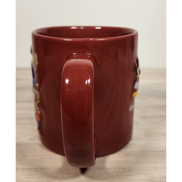 Walt Disney World Mickey Mouse 2007 3D Emboss Coffee Mug Cup Minnie Goofy w/ Box - Picture 5 of 12